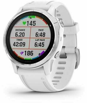 Smartwatch Garmin fenix 6S Silver/White Smartwatch - 4