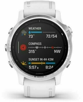 Smartwatch Garmin fenix 6S Silver/White Smartwatch - 6