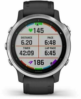 Smartwatch Garmin fenix 6S Zwart-Silver Smartwatch - 2