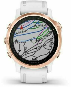 Smart hodinky Garmin fenix 6S Pro Rose Gold/White - 8