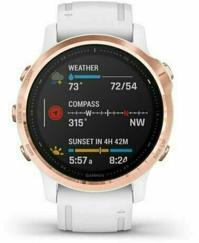 Smartwatch Garmin fenix 6S Pro Rose Gold/White - 9