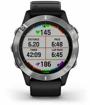 Smartwatch Garmin fenix 6 Zwart-Silver Smartwatch - 6