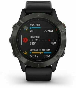 Smartwatch Garmin fenix 6 Sapphire/Carbon Gray DLC/Black Smartwatch - 9