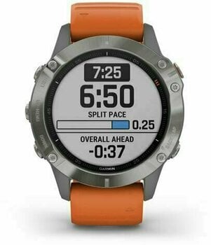 Smartwatch Garmin fenix 6 Sapphire/Titanium/Orange - 2
