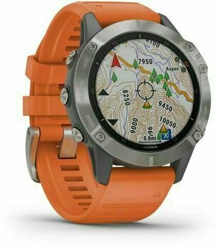 Smartwatch Garmin fenix 6 Sapphire/Titanium/Orange - 4