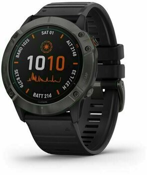 Смарт часовници Garmin fenix 6X Pro Solar/Titanium Carbon Gray DLC/Black - 2