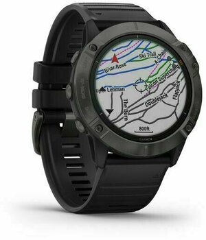 Smartwatch Garmin fenix 6X Pro Solar/Titanium Carbon Gray DLC/Black - 3