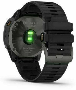 Смарт часовници Garmin fenix 6X Pro Solar/Titanium Carbon Gray DLC/Black - 6