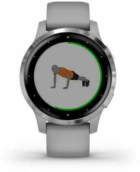 Smartwatch Garmin vivoactive 4S Powder Gray/Silver - 2