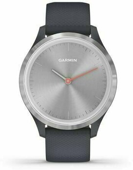 Zegarek smart Garmin vivomove 3S Blue/Silver Silicone - 2