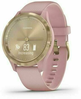 Smart hodinky Garmin vivomove 3S Dust Rose/Light Gold Silicone - 3