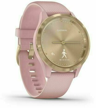 Smart hodinky Garmin vivomove 3S Dust Rose/Light Gold Silicone - 4
