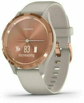 Smartwatch Garmin vivomove 3S Light Sand/Rose Gold Silicone - 2