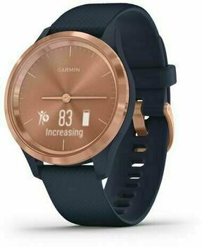 Smart hodinky Garmin vivomove 3S Navy/Rose Gold Silicone - 3