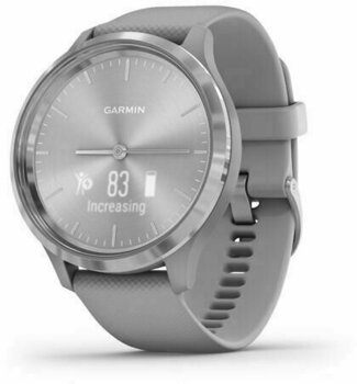 Smartwatch Garmin vivomove 3 Powder Gray/Silver Silicone - 3