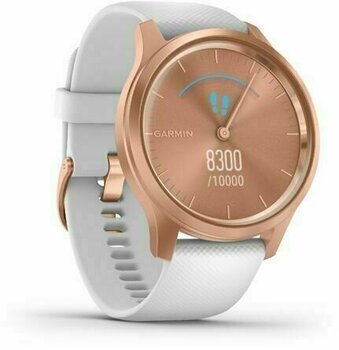 Smartwatch Garmin vivomove Style Rose Gold/White Silicone Smartwatch - 4