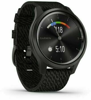 Smartwatch Garmin vivomove Style Slate/Black Pepper Nylon Smartwatch - 4