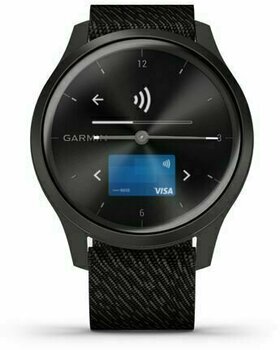 Smart hodinky Garmin vivomove Style Slate/Black Pepper Nylon - 5