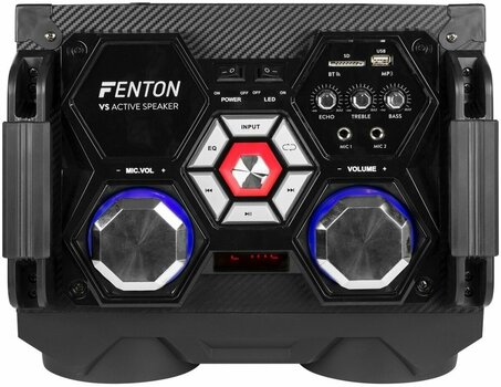 Sistema de karaoke Fenton VS212 2x12'' Bluetooth LED 2400W - 8