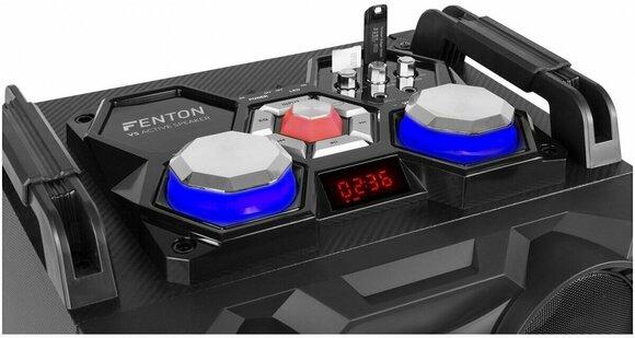 Sistema de karaoke Fenton VS212 2x12'' Bluetooth LED 2400W - 10