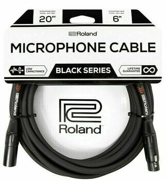 Mikrofonski kabel Roland RMC-B20 Črna 6 m - 2