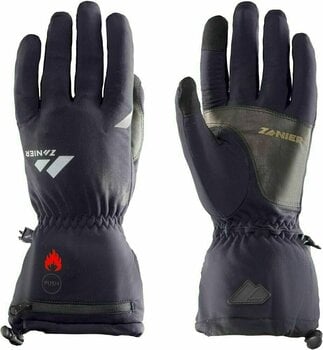 Ski Gloves Zanier Heat.STX Black 7 Ski Gloves - 3