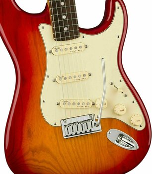 Elektrická kytara Fender American Ultra Stratocaster RW Plasma Red Burst - 3