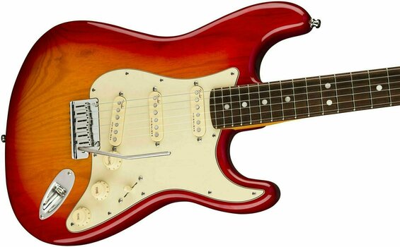 Електрическа китара Fender American Ultra Stratocaster RW Plasma Red Burst - 4