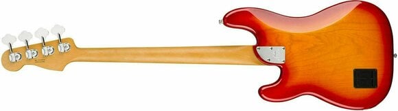 Elektrische basgitaar Fender American Ultra Precision Bass MN Plasma Red Burst - 2