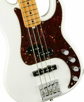Basse électrique Fender American Ultra Precision Bass MN Arctic Pearl - 3