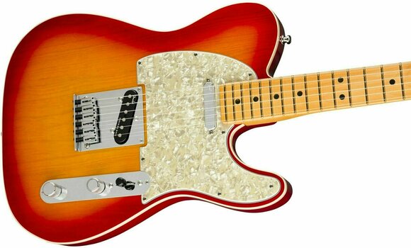 Electric guitar Fender American Ultra Telecaster MN Plasma Red Burst - 4