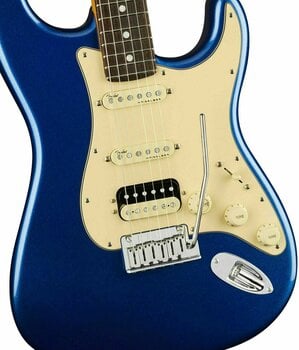Elektriska gitarrer Fender American Ultra Stratocaster HSS RW Cobra Blue - 3