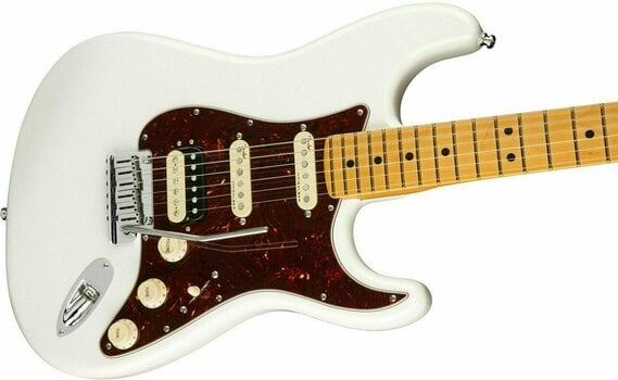 E-Gitarre Fender American Ultra Stratocaster HSS MN Arctic Pearl - 4