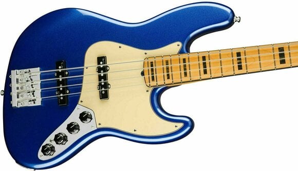 E-Bass Fender American Ultra Jazz Bass MN Cobra Blue - 4