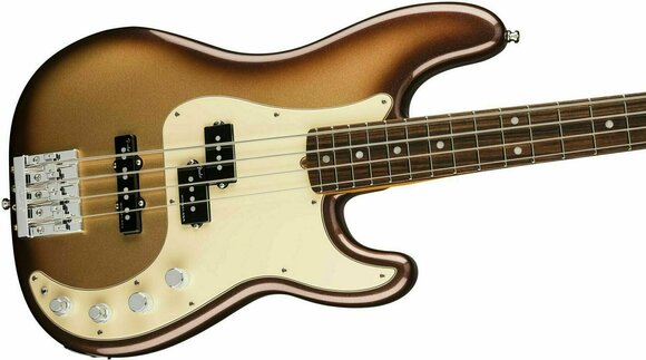 Basse électrique Fender American Ultra Precision Bass MN Mocha Burst - 4