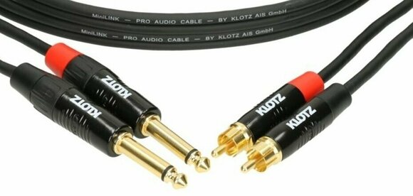 Audio kábel Klotz KT-CJ090 90 cm Audio kábel - 3