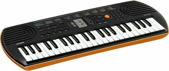 Detské klávesy / Detský keyboard Casio SA-76 Čierna - 3