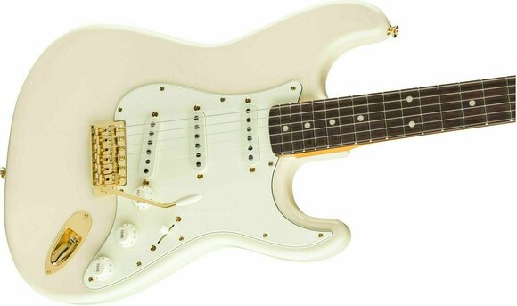 Elektrisk guitar Fender Limited Daybreak Stratocaster RW Olympic White - 4