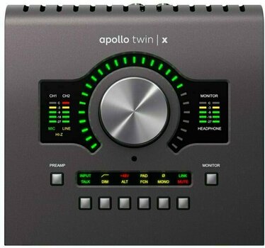 Thunderbolt audio převodník - zvuková karta Universal Audio Apollo Twin X Quad - 2