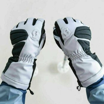 Lyžařské rukavice Scott Ultimate Premium GTX Black/Silver White S Lyžařské rukavice - 5