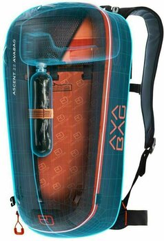 СКИ пътна чанта Ortovox Ascent 22 Avabag Kit Crazy Orange СКИ пътна чанта - 9