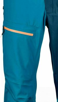 Pantalons de ski Ortovox 3L Ortler M Blue Sea L - 4