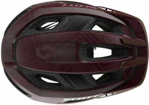 Bike Helmet Scott Groove Plus Maroon Red S/M Bike Helmet - 4