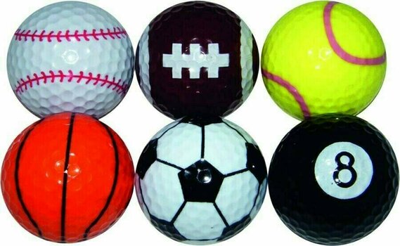 Golf Balls Longridge Sports Balls 6PK - 3
