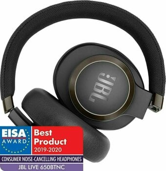 Słuchawki bezprzewodowe On-ear JBL Live650BTNC Czarny - 2