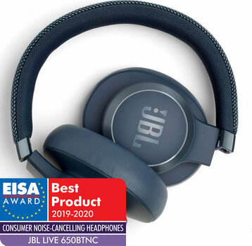 Trådløse on-ear hovedtelefoner JBL Live650BTNC Blue - 2