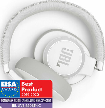 Wireless On-ear headphones JBL Live650BTNC White - 2