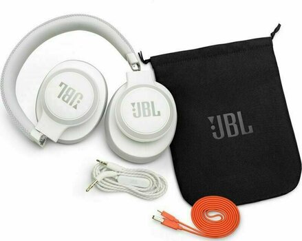 Wireless On-ear headphones JBL Live650BTNC White - 7