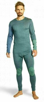 Thermal Underwear Ortovox 185 Rock 'N' Wool M Green Forest Blend L Thermal Underwear - 3