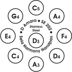 Handpan Sela Harmony D Amara Handpan - 6